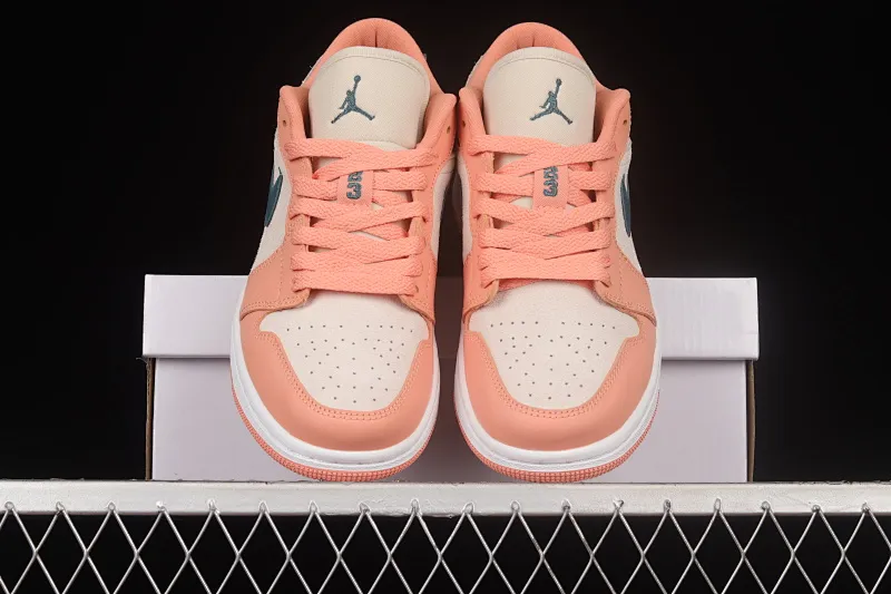 All categories Air Jordan Jordan series basketball shoes Air Jordan 1 Low G version pure original Air Jordan AJ1 Low AJ1 Joe 1 pink and green low-top cultural sneakers DC0774-800